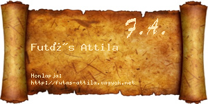 Futás Attila névjegykártya